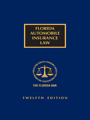 cover image of Florida Automobile Insurance Law